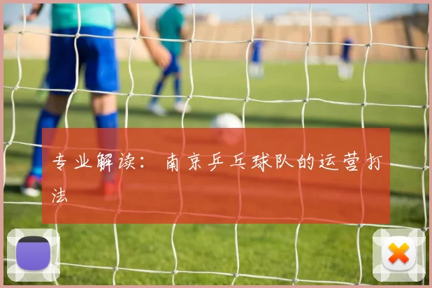 专业解读：南京乒乓球队的运营打法